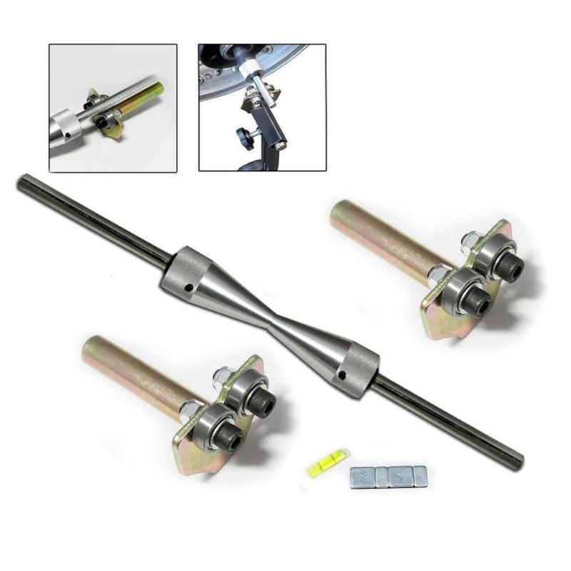 1 Set Wheel Balancer Motorcycle Bike Tire for RIM Wheel Balancer Static Wheel Truing for Standard Paddock Stand