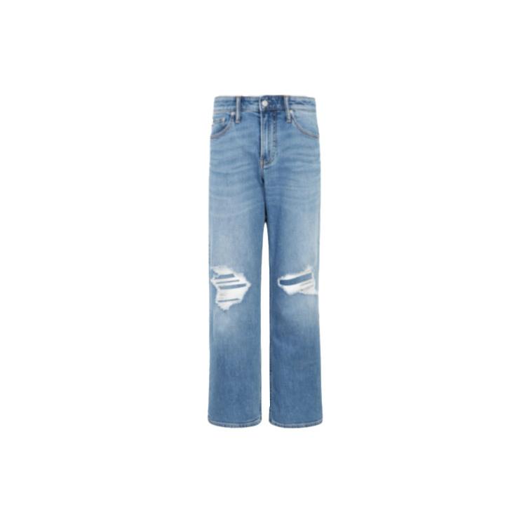 Calvin Klein Jeans Men's Blue Moderate Wide Leg Pants J320637-1AA