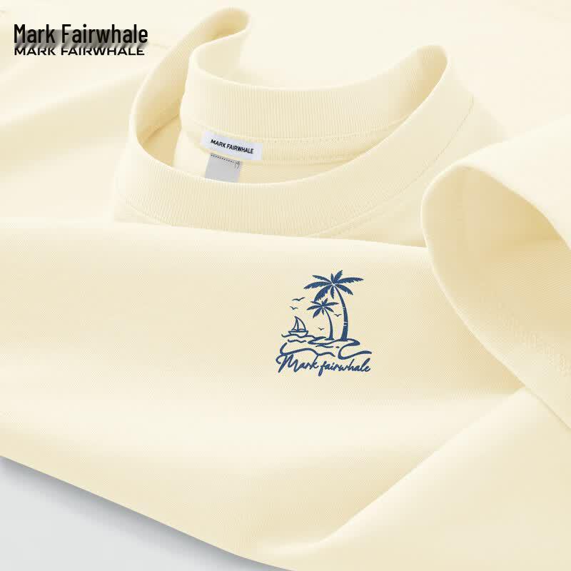 Mark Fairwhale Men s 2026 Summer Printed Cotton T-shirt 2XL