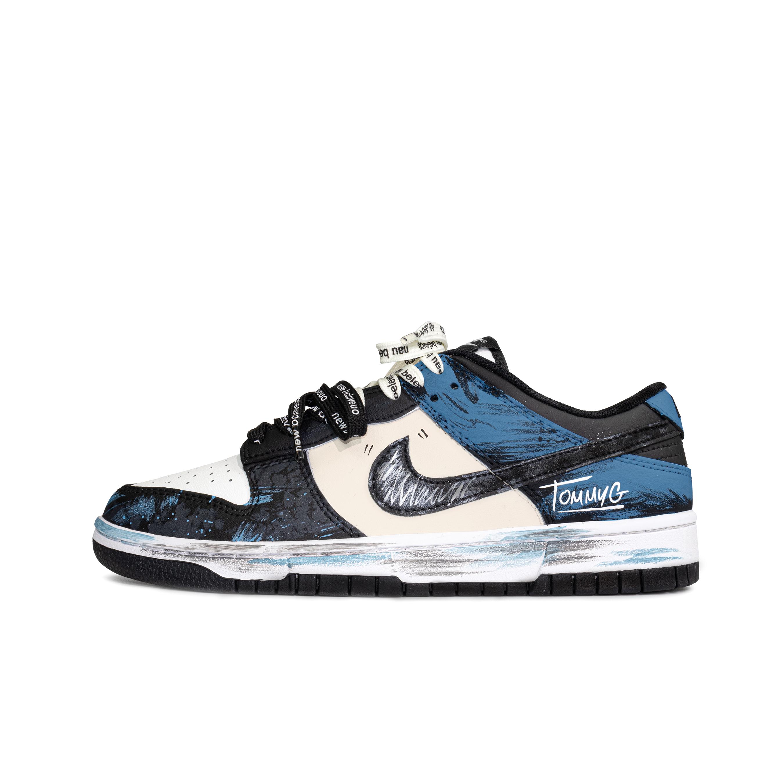 

Nike Dunk Liberty Coast Abrasion Resistant Low top Skateboard Shoes Unisex Blue Black HF5441-100(Team584-) 40.5