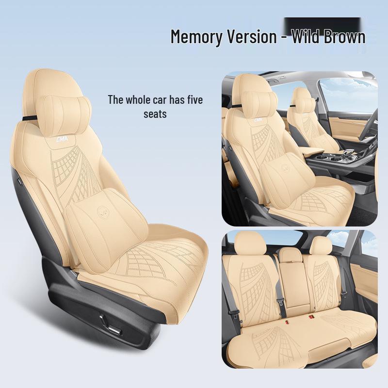 New Model Boyue L Car Seat Cushion, Semi-Enclosed Saddle Pad, Four Seasons, for Five-Seat Cars