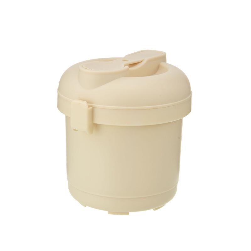 Microwave-Safe Plastic Rice Steamer and Cooker Lunch Box