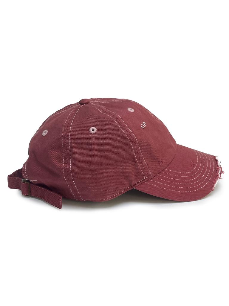 KIIACE Distressed Cap - Faded Red