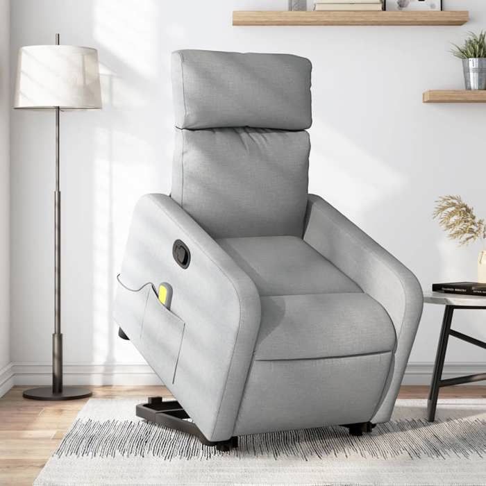 VidaXL Reclining Massage Armchair, Relaxation Chair with Backrest, Seat with Armrests, TV Armchair for Living Room 3206708