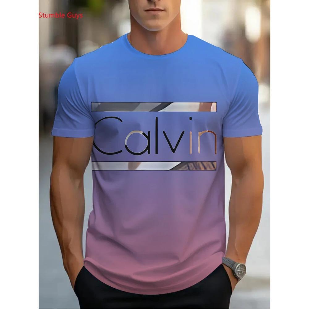 Summer men s fashionable street jersey T-shirt 2XS