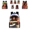Moana Ocean Theme School Backpack With Waterproof Oxford Fabric For Elementary Students