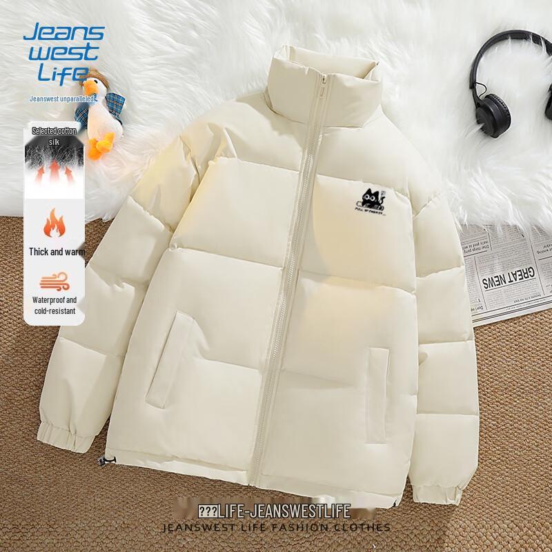 JEANSWEST LIFE Herren Cartoon Gepolsterte Winterjacke