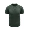 Men Solid Waffle Crew Neck Short Sleeve Loose Casual T Shirt