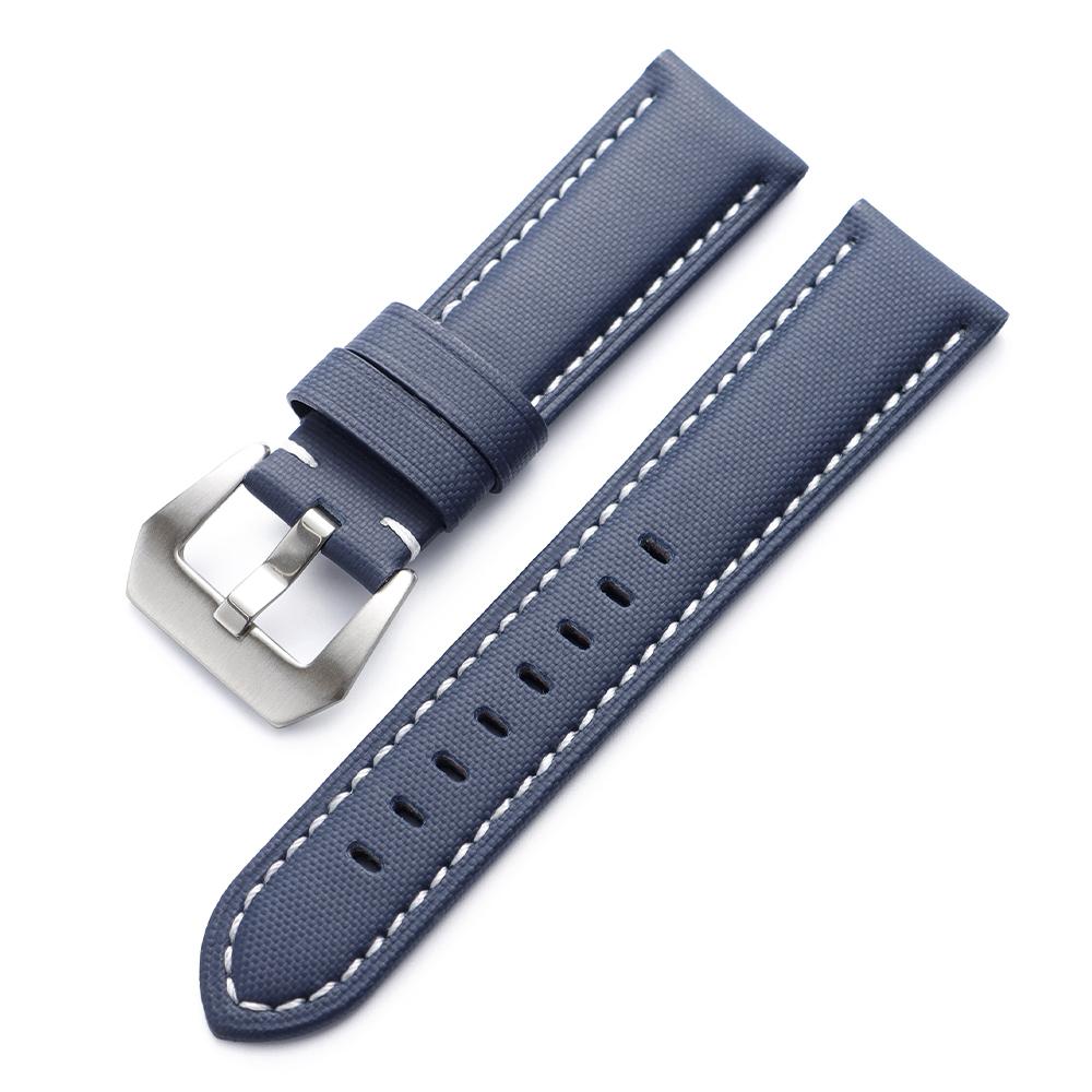 Waterproof Sailcloth Watch Band Premium Nylon Strap 20mm 22mm 24mm 26mm Durable Nylon Bracelet for Men Women Watch  Accessories