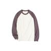 Casual Solid Color Long Sleeve T-Shirt Men Tops Blue Purple 466721-72