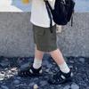 Korean Style Kids' Quick-Dry Cargo Shorts - Casual, Loose Fit for Boys