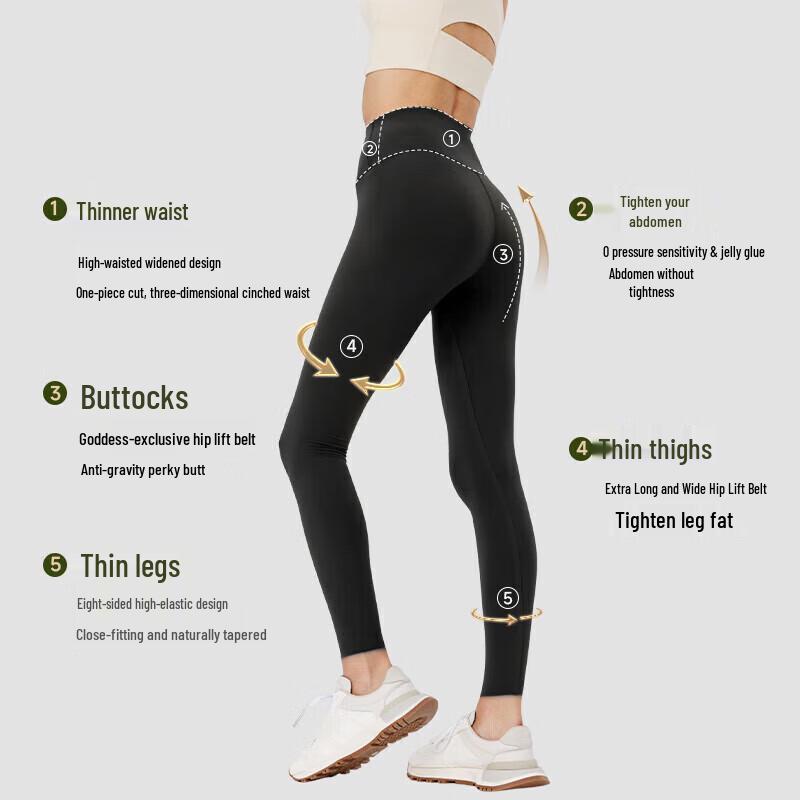 MissWiss Women's Slimming Yoga Leggings