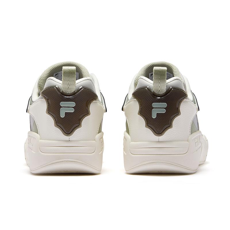 Fila Fusion Desperado Low Batman Fashion Trend Comfortable Retro Basketball Shoes Men sneaker Off-White Gray T12M523212BGA