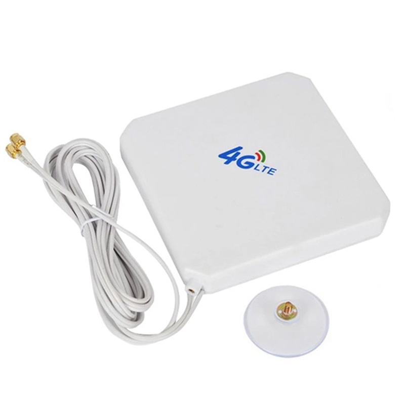 B03B-Hi-Gain 3G 4G LTE Outdoor 35Dbi Directional Wide Band MIMO Wifi Antenna 2 Meters RG174 Cable Antenna For Router