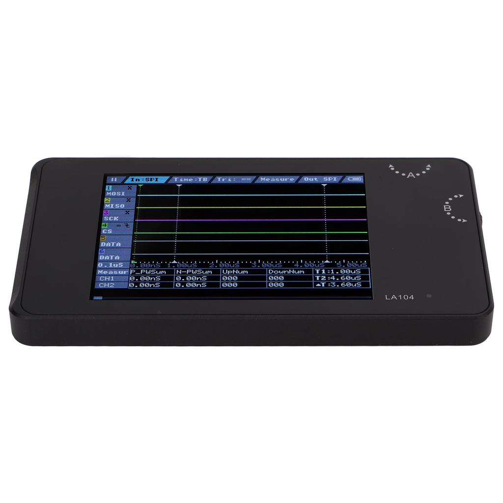 Portable Logic Analyzer 4 Channel Programmable Handheld Logic Analyzer Device with 2.8in TFT