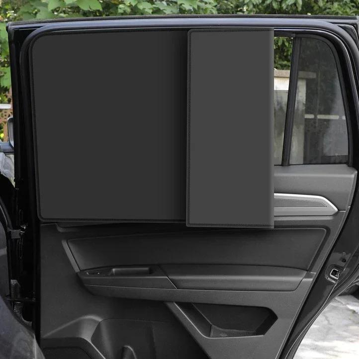 Car Window Sunshade Cover Summer UV Protection Car Side Front Rear Window Mesh Curtain Protector Cover Auto Accessories