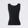 Jin Yin 3-Color Slimming Polka Dot Tank Top - Fashionable, Stretchy, Spicy Girl Style for Summer 2024