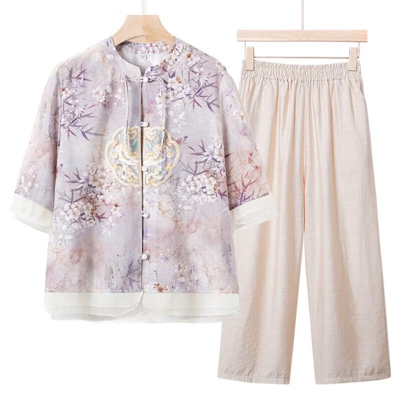 

YUZHAOLIN Women s Chiffon Short Sleeve Top G-5XL