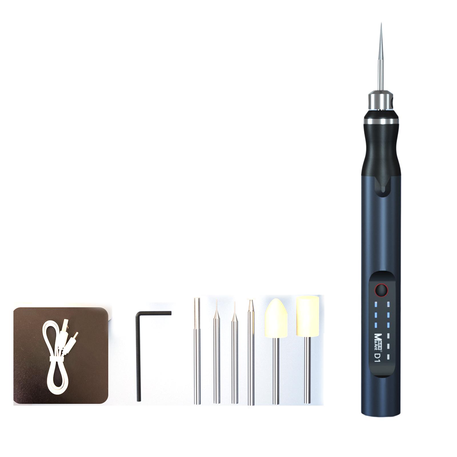 

Інтелектуальна шліфувальна ручка Зарядка через USB Електрична заточувальна ручка Роторний інструмент Бездротовий гравер Ручка Широке застосування