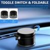 Double-Sided Magnetic Car Phone Holder 360° Rotatable Vacuum Suction Cup Mount for iPhone 16-12 Pro Max Samsung Xiaomi