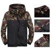 Autumn Coat Camouflage Windproof Waterproof Cardigan Hooded Men Sweatshirt for Work