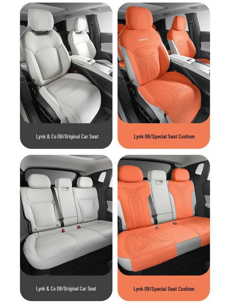 Lynk 08 Universal Suede Car Seat Cushion, Ventilated & Half-Wrap Design for All Seasons