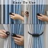 1Pc Columnar Curtain Rope Tiebacks Magnetic Hanging Ball Curtains Holdbacks Buckle Clasp Curtain Holder Clip Accesorios Cortinas