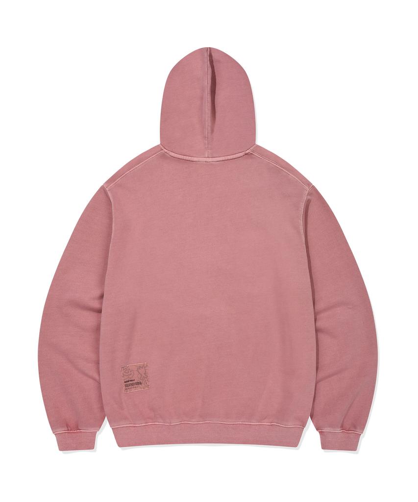 PIGMENT Typo Hoodie Sweat Pink