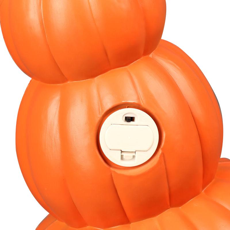 34cm Halloween Pumpkin Led Lamp Creative Lantern Decoration Flashing Ghost Festival Halloween Tabletop Decorations Garden Decor