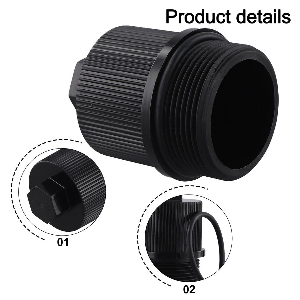 Easy Installation Leak-Proof Drain Pool Repair Spa Care 2.66*1.92in Easy Install Pool Drain Cover Leak Prevention