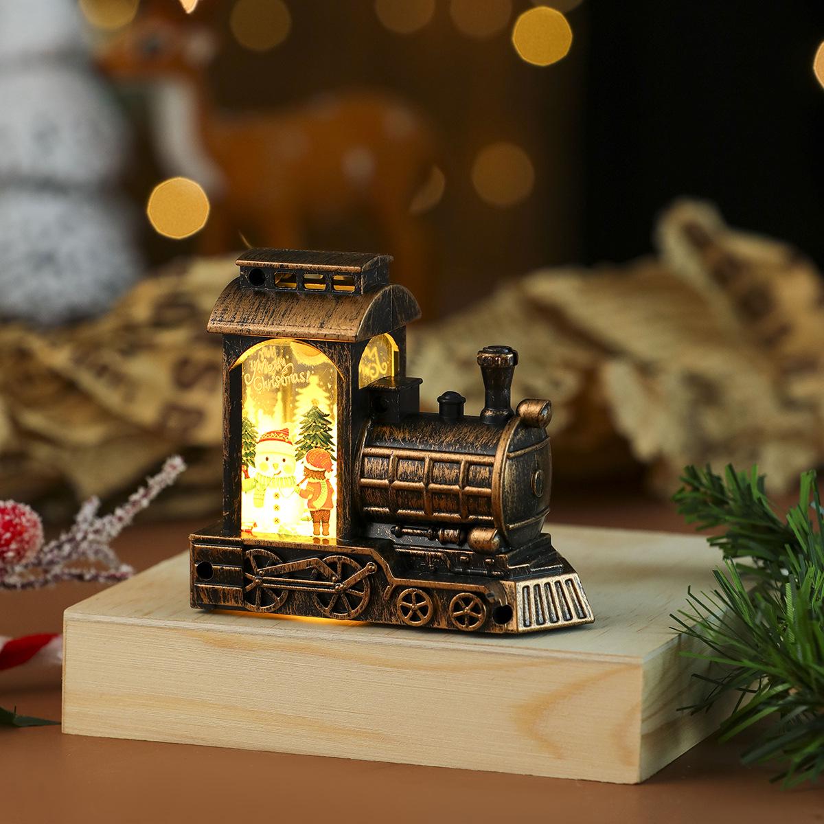 

Приграничный ночник в форме поезда Candlelight - Рождественское украшение и подарок