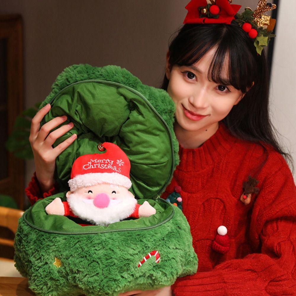 Christmas Tree Christmas Elk Plush Toy Plushies Santa Claus Plush Dolls  New Year Party Decorations