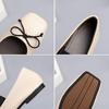 IPPEUM Mary Janes Women Ballet Flats Plus Size 44 Square Toe Pumps Flat 2025 New Ballerina Shoes
