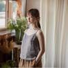 Women's Lightweight Casual Linen Camisole: Summer Style, See-Through, Breathable, Solid Color