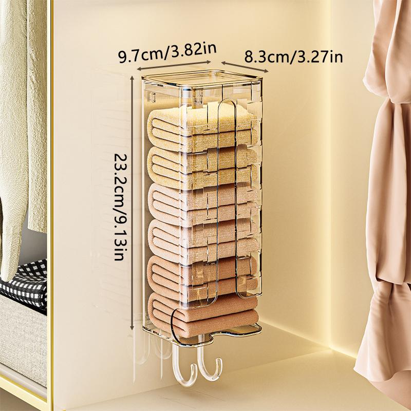 Home Wall Mounted Underwear Organizer Closet Underwear Sock Organizer Kitchen Garbage Bag Organizer Storage Box
