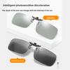 Sunglasses clip type myopia glasses polarized light color-changing sunglasses for men and women driving fishing day and night night vision