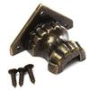 PCS Antique Wooden Box Cabinet Alloy Corner Protector Four Sided Foot Support