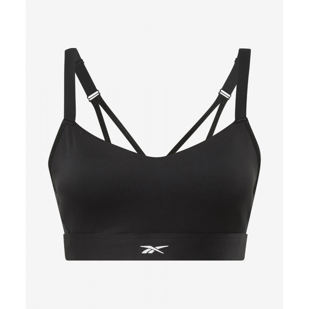 Reebok S Lux Strappy SportS Bra   Black  H51841