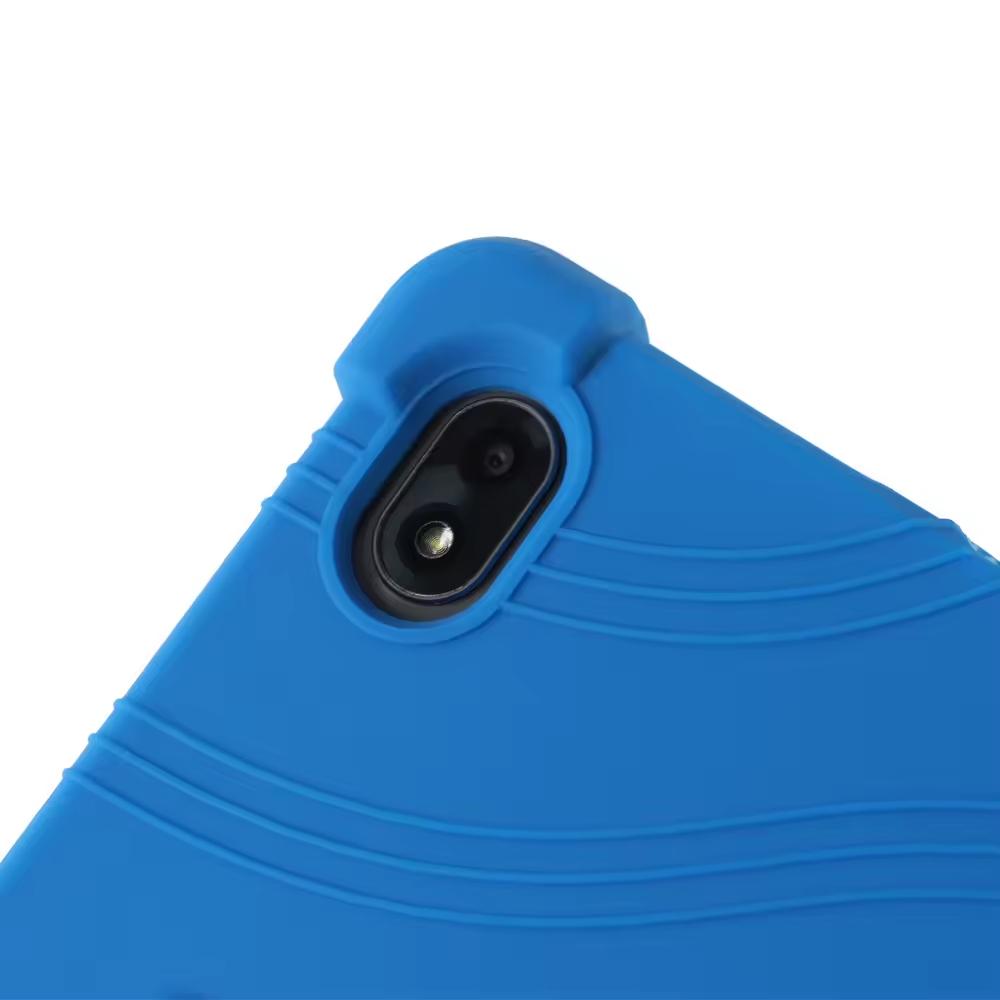 For Lenovo Legion Y700 Case Kickstand Red Blue Rainbow Soft Silicone 4 Corner Protective Tablet Case for Lenovo Legion Y700