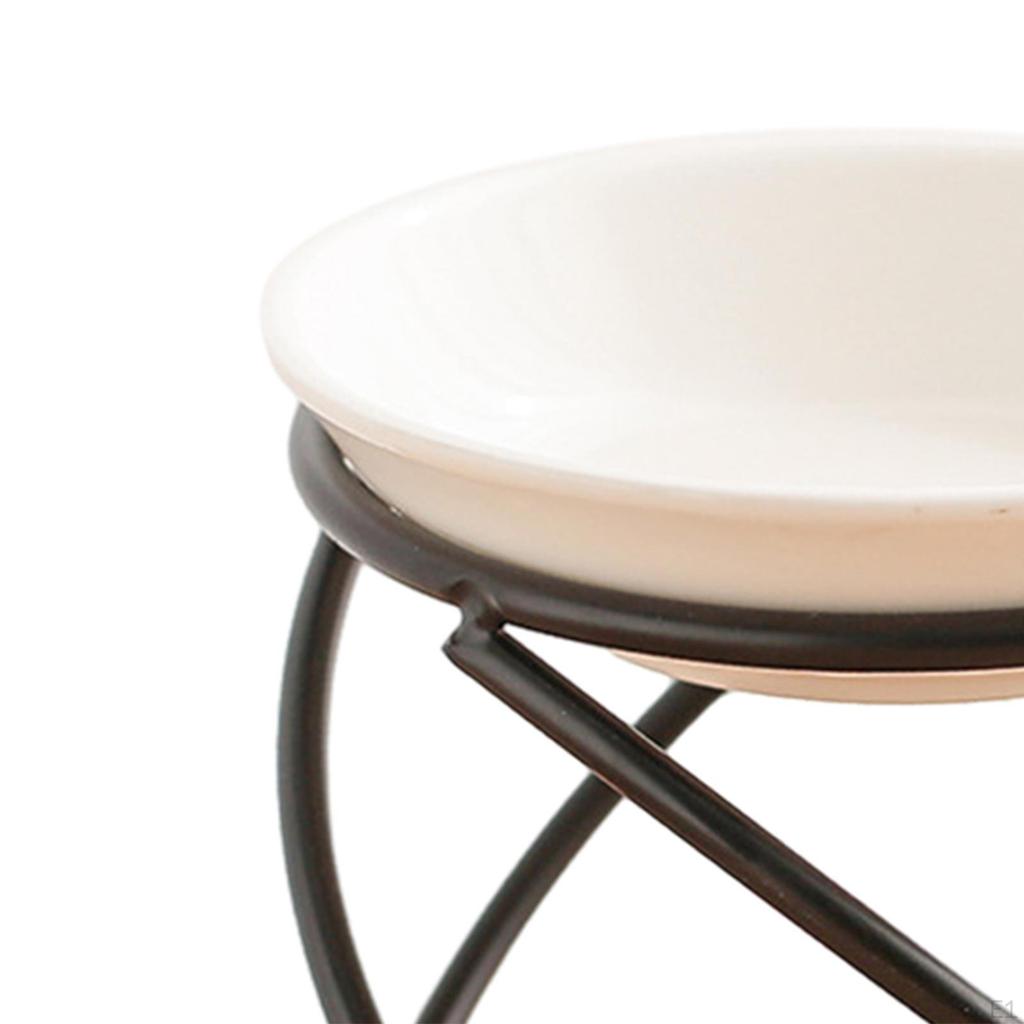 Podgrzewacz do olejków zapachowych z miejscem na podgrzewacz typu tealight i ceramiczną miseczką na woski zapachowe