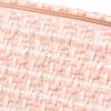 Francfranc Tweed Wire Pouch Pink