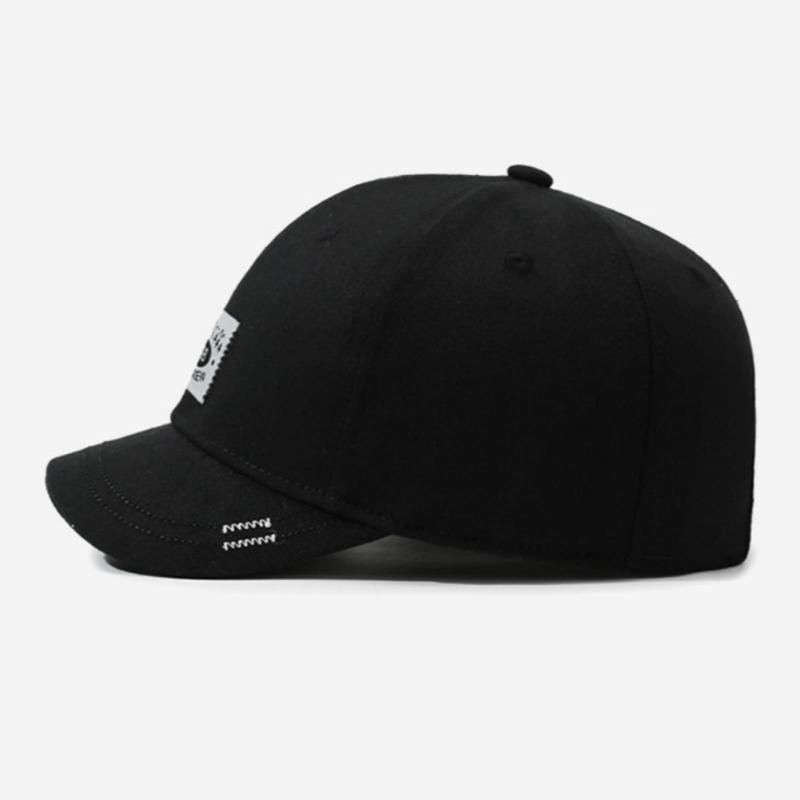 Northwood New Short Brim Cloth Label Letter Hip Hop Baseball Cap for Men and Women Versatile Summer Outdoor Baseball Hat