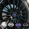 4pcs Car Wheel Center Covers Badge Sticker Stickers For Nissan Qashqai X J10 J11 Trail Tiida Teana Skyline Juke X-trail Almera