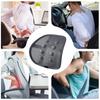 Mesh Lumbar Seat Pillow Breathable Auto Pad Cushion Relieve Fatigue Car Lumbar Support  Summer