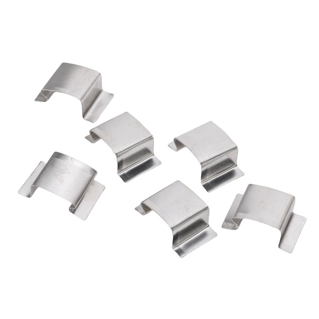 50 Pcs Greenhouse Glass Clip Climbing Plant Clamp Stainless Steel Glazing Sprung G Clip for Garden