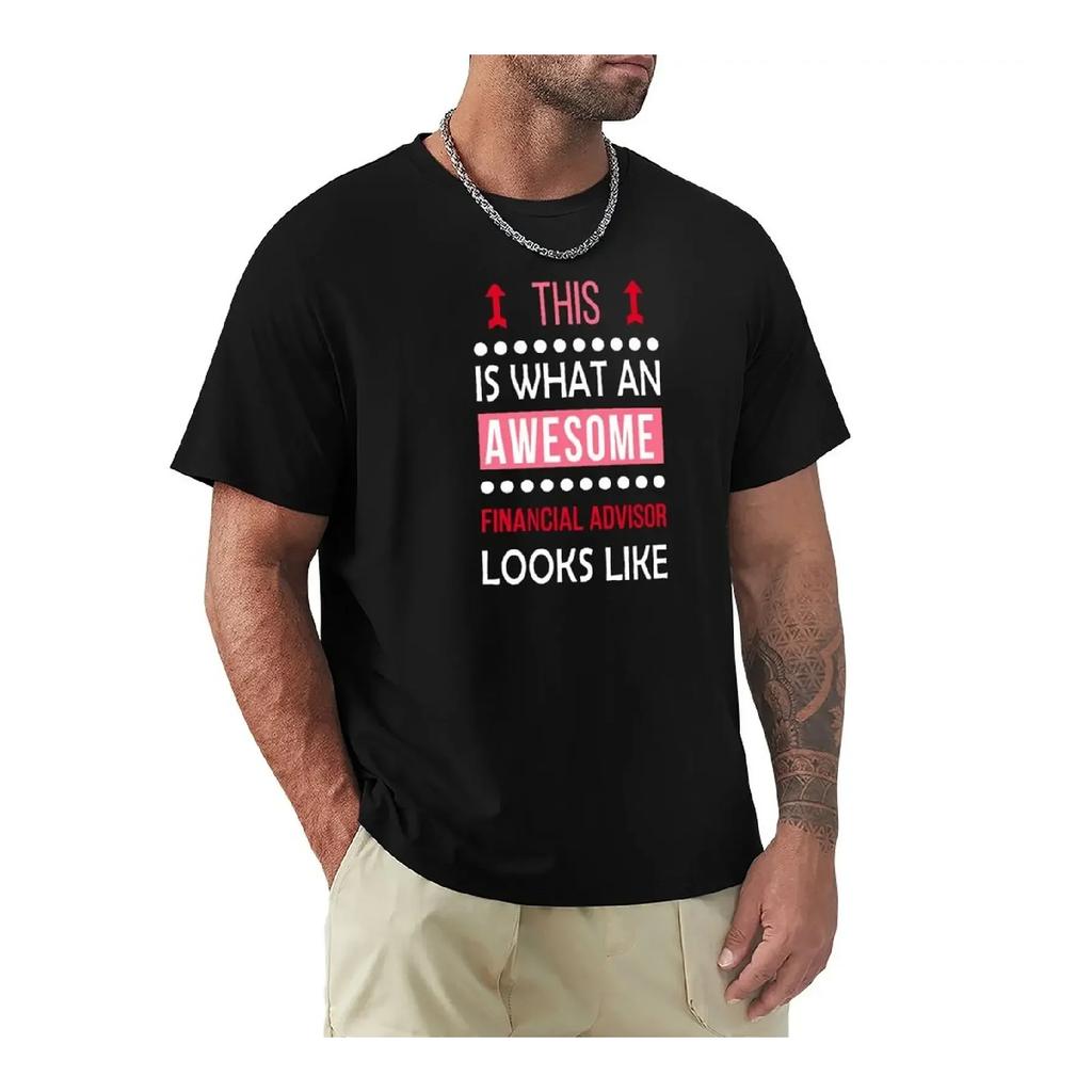 Finanzberater Tolles Aussehen Lustig Geburtstag Weihnachten T-Shirt kawaii kleidung koreanische mode große größen herrenbekleidung