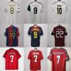 Vintage Jersey Football Jersey Classic Nostalgic Replica Beckham Kaka Lampard Dalo Short-sleeved Sportswear