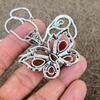 Carnelian Gemstone Handmade 925 Sterling Silver Jewelry Pendant 1.65" KKG-284