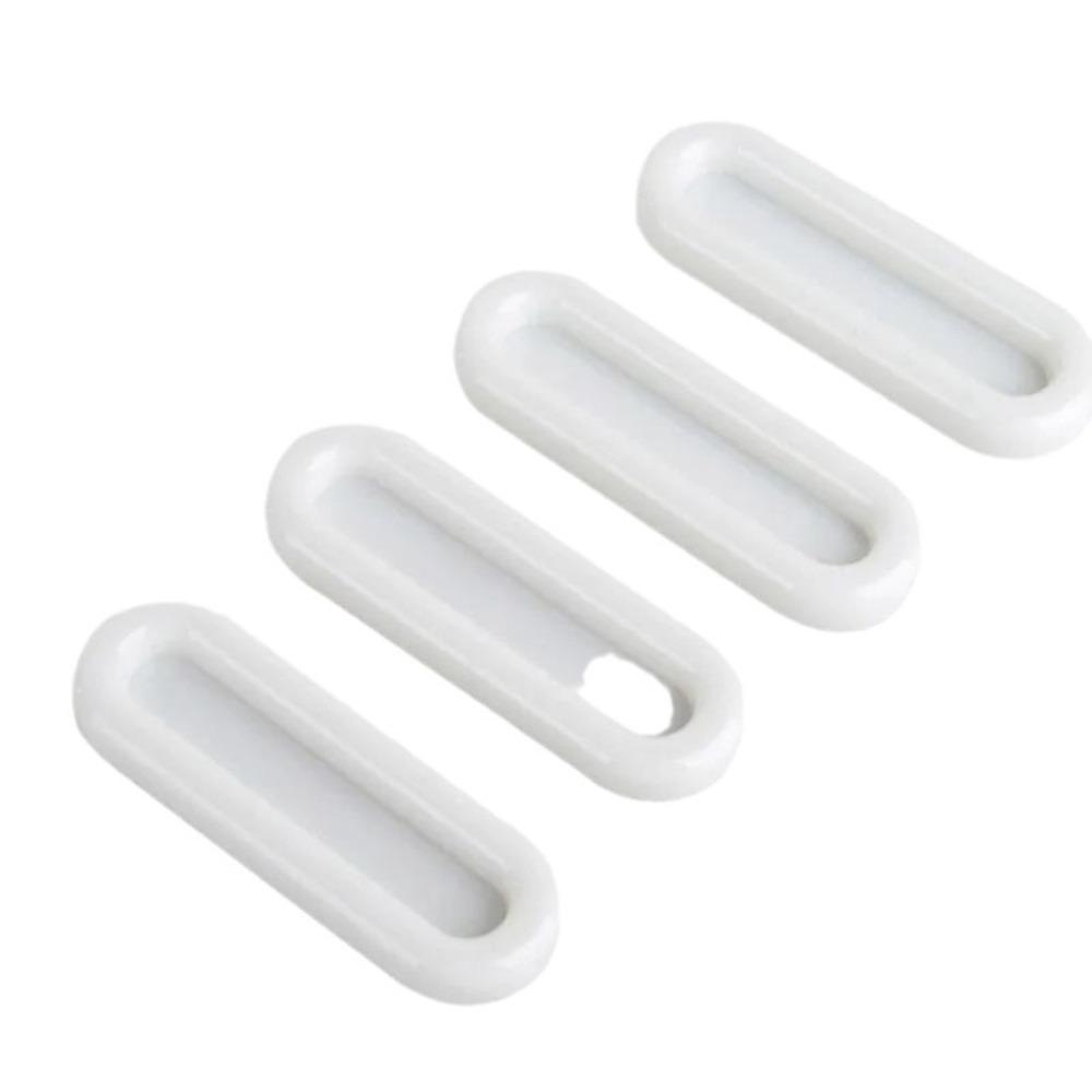 4Pcs Oval Self-adhesive Door Knobs Non-slip Adhesive Strength Non-slip Grip Handles Universal Auxiliary Doors Handles