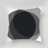 Black and White Gray Geometric Decorative Pillowcase Living Room Office Ornaments Home Pillowcase